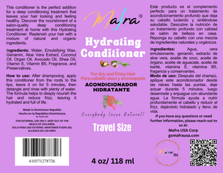 Travel Size Hydrating Conditioner 4oz