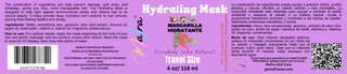 Travel Size Hydrating Mask 4oz